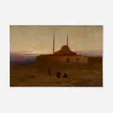 Robert Swain Gifford, Cairo Citadel, oil on canvas laid to Masonite