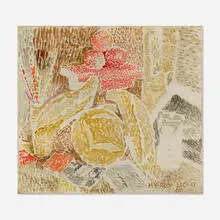 Myron Lechay, Still Life with Fruit, 1969, oil on canvas