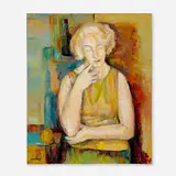 Humbert Howard, Portrait of Isabelle E. Walter, 1959, oil on canvas