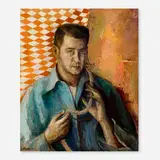 Humbert Howard, Untitled (Self-portrait), 1950, oil on canvas