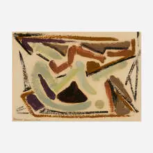 Blanche Lazzell, Provincetown Dunes, 1942, oil on paper