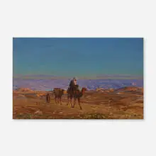 Ludwig Blum, Rider on Camel, 1947, oil on linen