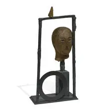 Mimmo Paladino, Testa con 0 (Head with 0), 2000
