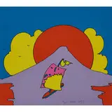 Peter Max, Floating in Peace, 1972
