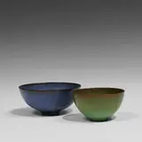 bowls, two by Gertrud and Otto Natzler, sold May 2021