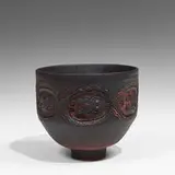 Edwin and Mary Scheier, bowl with fish decoration