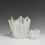 Fazzoletto (Handkerchief) vases, two by Fulvio Bianconi, sold May 2021