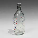 attribution Fulvio Bianconi, bottle and stopper, Italy