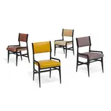 dining chairs, model 676, set of four by Gio Ponti, sold May 2021