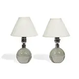 table lamps, pair by attribution Vetreria Archimede Seguso, Italy, sold May 2021