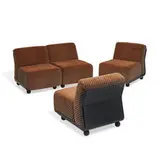 Mario Bellini, Amanta 24 sectional lounge chairs, set of four