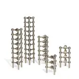 Caesar Stoffi and Fritz Nagel, stacking candleholders, collection of 31 pieces, Germany