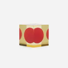 Cubo by Enzo Mari, 1960, resin, sold Jul 2018