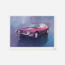 Raymond Loewy, Studebaker Avanti, 1961, offset color lithograph on paper