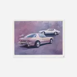 Raymond Loewy, Studebaker Avanti, 1961, offset color lithograph on paper