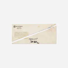 Arman, Untitled (envelope), 1970, printed paper
