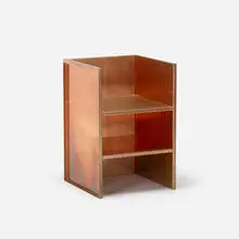 No 1 chair by Donald Judd, 1984 / 2003, copper, sold Jul 2018