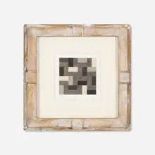 Frederick Hammersley, Open, 1950, lithograph on paper in artist's frame
