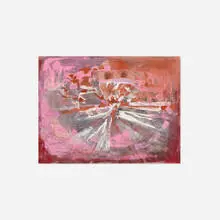 Untitled by Ross Bleckner, 1984, oil and watercolor on paper, sold Jul 2018