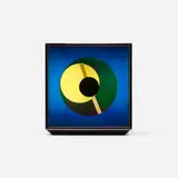 Kirsch Hamilton, Prisma Kinetic Art clock, 1976, acrylic, rubber-coated aluminum