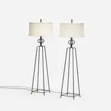 Tommi Parzinger, floor lamps, pair