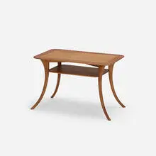 T. H. Robsjohn-Gibbings, occasional table, c. 1955, walnut