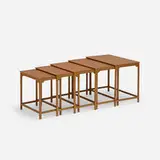 Edward Wormley, nesting tables model 4785, set of five