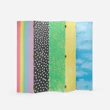 Jim Dine, Landscape screen, 1969, screenprint on linen canvas
