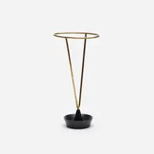 umbrella stand, model 4293 by Carl Auböck, 1950, cast iron, brass, sold Jul 2018