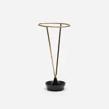 Carl Auböck, umbrella stand, model 4293, 1950, cast iron, brass