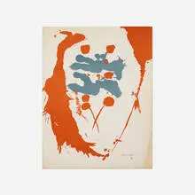 Untitled by Helen Frankenthaler, 1960, offset lithograph on paper, sold Jul 2018