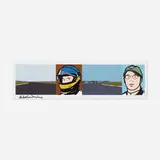 Imagine You are Driving (Fast) by Julian Opie, 2002, Lambda print on Fujicolor photographic paper, sold Jul 2018