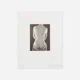 Ruth Bernhard, Draped Torso with Hands