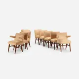 T. H. Robsjohn-Gibbings, dining chairs, set of ten