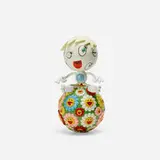 Takashi Murakami, Oval (Peter Norton Christmas Project), 2000, colored plastic, vinyl, mini cd