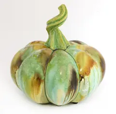 Kate Malone, Kate Malone (b.1959), a stoneware pumpkin sculpture