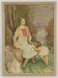 Henry Lamb, Untitled, c.1933 oil on canvas 183.5 x 130cm Exhibited: Southampton Art Gallery. .