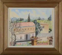 Untitled by Joan Warburton, c.1958 pastel 34.5 x 41.5cm ., sold May 2021