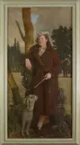 John Frye-Bourne, Untitled, oil on canvas 153 x 76cm .