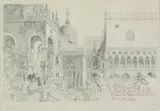 John Stanton Ward, Untitled, Venice' etching