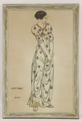 Albert Rutherston, Untitled, Albert Rutherston (1881-1953) 'Hermione' lithograph in colours