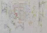 Roy Spencer, Untitled, pencil and watercolour 46.5 x 67cm .