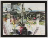 Nicky Loutit, Untitled, mixed media on paper 121 x 151cm .