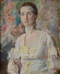 Ethel Walker, Untitled, oil on canvas 61 x 51cm