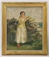 Rodney Joseph Burn, Untitled, oil on canvas 76.5 x 63.5cm Provenance: New English Art Club Centenary Exhibition