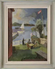 Allan Walton, Untitled, oil on canvas 61.5 x 46cm