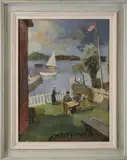 Allan Walton, Untitled, oil on canvas 61.5 x 46cm