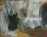 Per Kirkeby, Strandbillede Laesø, 1983, Öl auf Leinwand