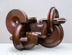 Tony Cragg, Thinking in Circles, 2010, Bronze mit brauner Patina