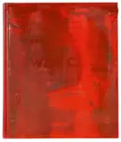 War Cut II by Gerhard Richter, 2004, Öl auf rotem Buchdeckel, sold Nov 2015